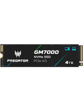 SSD накопичувач Acer Predator GM7000 M.2 2280 4TB PCI Express 4.0 x4 (BL.9BWWR.107)
