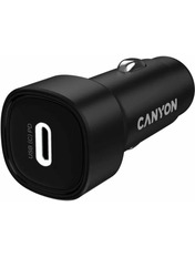 Автомобільний зарядний пристрій Canyon OnDrive 30 30W 1 USB-C Відсутній Black 1 USB-C Black (CNE-CCABR2C)