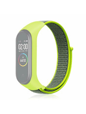 BeCover Nylon Style Mi Band 5/6/7 Жовтий Grey (707664)