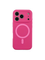 Чохол Glow Silicone Case Full Camera with Magsafe для Apple iPhone 18 Pro Max Red Red (6938271045)