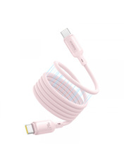 Кабель синхронізації Baseus  PicoGo Magnetic Liquid SiliconeType-C to Type-C Pink 240W 1m Pink (P10376800411-00)