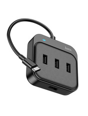 USB-хаб Hoco HB31 Type-C (4xUSB 2.0) Black