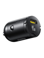 Автомобільний зарядний пристрій Baseus PrimeTrip VP2 45W Type-C to Type-C 1 USB-C Black 1 USB-C + кабель Type-C to Type-C Black (C0206800)