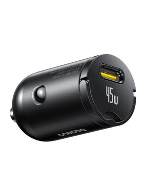 Автомобільний зарядний пристрій Baseus PrimeTrip VP2 45W 1 USB-C + кабель Type-C to Type-C Black (C0206800)