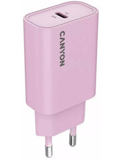 Мережевий зарядний пристрій Canyon OnCharge 30CL Pink (1 USB-C) 30W Pink (CNE-CHA30CLPK)