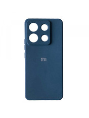 Чохол Silicone Case Full Cover (MC) для Xiaomi Redmi Note 13 Pro 5G Navy Blue