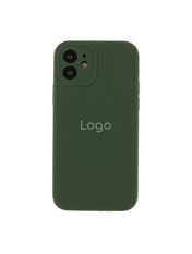 Чохол Silicone Case Full Size with Frame для Apple iPhone 12 Cyprus Green Cyprus Green (6938175024)