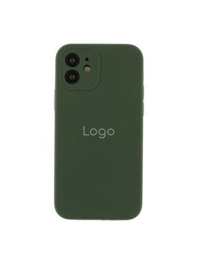 Чохол Silicone Case Full Size with Frame для Apple iPhone 12 Cyprus Green (6938175024)