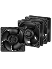 Корпусний вентилятор Arctic S12038-4K (3-Fan Pack) Black (ACFAN00303A) Black
