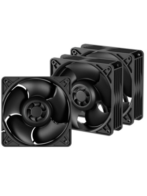 Корпусний вентилятор Arctic S12038-4K (3-Fan Pack) (ACFAN00303A) Black