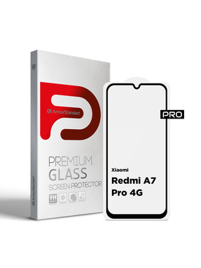 Захисне скло ArmorStandart Pro для Xiaomi Redmi A7 Pro 4G глянсове (ARM91140) Black