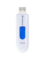 USB накопичувач Transcend JetFlash 790 512GB White (TS512GJF790W) USB 3.1 512 ГБ White