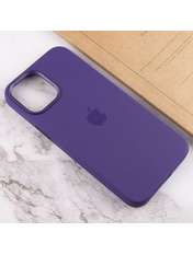 Чохол Silicone Case (HC) Full Cover Magsafe and Animation для Apple iPhone 12 Pro Max Amethyst