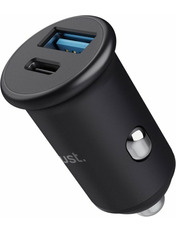 Автомобільний зарядний пристрій Trust Maxo 38W 1 USB-A + 1 USB-C Black