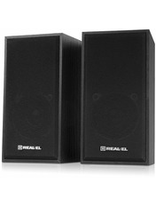 Акустична система REAL-EL S-202 2.0 6W Black (EL121200019)