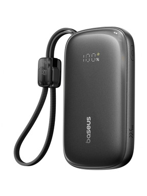 Павербанк Baseus EnerFill Qpow 3 Ultra 1xUSB-C + 1xUSB-A 22,5W 10000mAh Black (E0027L00)