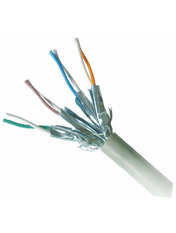 Мережевий патч-корд Cablexpert Cat.6a S/FTP Сріблястий Silver 1 1m Silver (PP6A-LSZHCU-1M)
