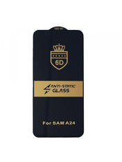 Захисне скло 5D Anti-static для Samsung Galaxy A24 A245 Black (OEM) глянсове OEM