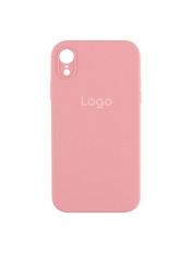 Чохол Silicone Case Square Full Camera для Apple iPhone XR Light Pink Light Pink (6958217043)
