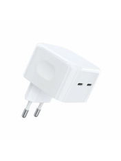 Мережевий зарядний пристрій Choetech Q5008 White Відсутній 1 USB-A + 1 USB-C 35 (1 USB-A + 1 USB-C) 35W White (Q5008)