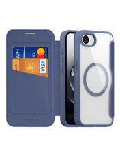Чохол-книжка Dux Ducis Skin X Pro with MagSafe для Apple iPhone 17e Blue Blue (6973810254)