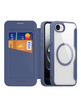 Чохол-книжка Dux Ducis Skin X Pro with MagSafe для Apple iPhone 17e Blue (6973810254)