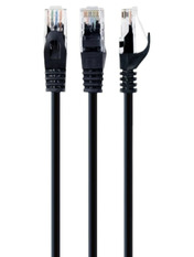 Мережевий патч-корд Cablexpert Cat.6 UTP Чорний 1.5 Black 1,5m Black (PP6U-1.5M/BK)