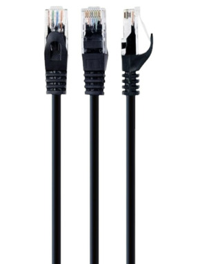 Мережевий патч-корд Cablexpert Cat.6 UTP 1,5m Black (PP6U-1.5M/BK)