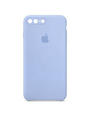 Чохол Silicone Case Square Full Camera для Apple iPhone 7+/8+ Lilac Blue