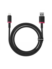 Кабель синхронізації Baseus Dura USB to Lightning 12W 1m Black-red (P10377801U01-01)