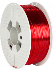 Філамент Verbatim PETG 1,75mm 1 Transparent/Red 1kg Transparent/Red (55054)