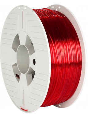 Філамент Verbatim PETG 1,75mm 1kg Transparent/Red (55054)