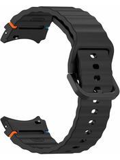 BeCover Ribbed Tape Xiaomi Amazfit/Samsung 20 mm Чорний Black (712037)
