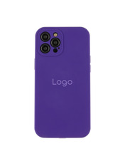 Чохол Silicone Case Full Size with Frame для Apple iPhone 12 Pro Purple Purple (6981723504)