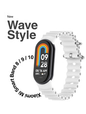 BeCover Wave Style Xiaomi Mi Smart Band 10 Білий White (714362)