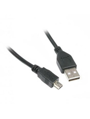 Кабель синхронізації Maxxter USB to miniUSB 1,8m Чорний (U-AM5P-6)