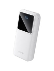 Павербанк Vention FHLW0 1xUSB-C + 2xUSB-A 22,5W 20000mAh White (FHLW0) 22.5 20000 Білий