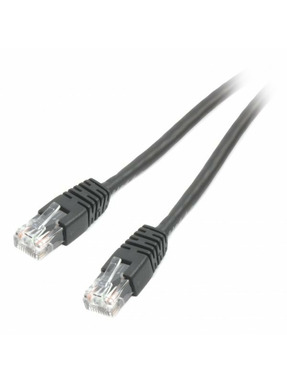 Мережевий патч-корд Cablexpert Cat.6 UTP 0,5m Black (PP6U-0.5M/BK)