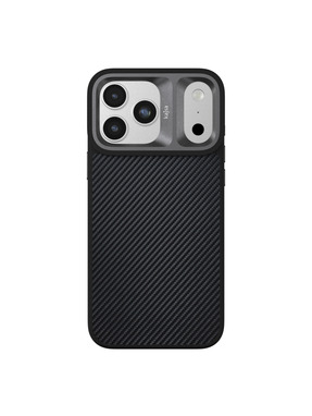 Чохол Kajsa Glamorous Collection Straw Mat Pattern with MagSafe B-Ring для Apple iPhone 17 Pro Max Black (6903815724)
