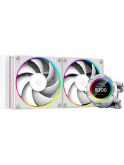 Процесорний охолоджувач ID-Cooling Space LCD SL240 (SL240 WHITE) White