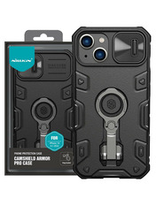 Чохол Nillkin CamShield Armor Pro no logo для Apple iPhone 14 Black