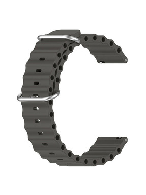 BeCover Wave Style (22mm) Huawei Watch GT 5 (46mm) Grey