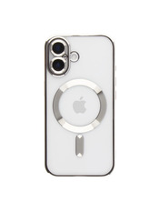 Чохол Metal Magsafe Сase для Apple iPhone 16 Silver
