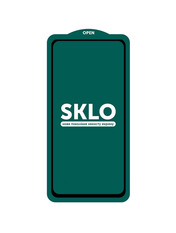 Захисне скло SKLO 5D для Xiaomi Poco X8 Pro OEM Глянсова (OEM) глянсове Black