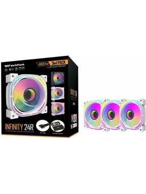 Корпусний вентилятор DarkFlash INF24 3-pack (PWM) White