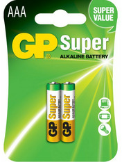 Батарейка GP AAA Alkaline 2 2шт (24A-S2)