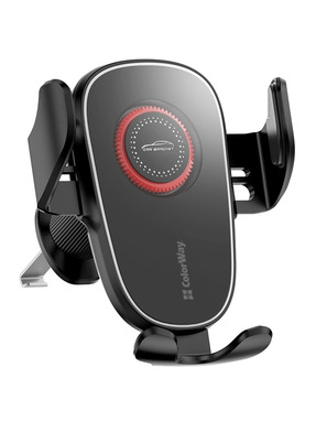 Автомобільний тримач ColorWay ClampSnap Holder Дифлектор/Панель Black (CW-CHMH19-BK)