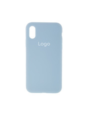 Чохол Silicone Case Full Size (AA) для Apple iPhone X/XS Sky Blue Sky Blue (6937815204)