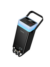 Павербанк Hoco DB103 with built-in cable and camping light 1xUSB-C + 2xUSB-A 65 Black 65W 40000mAh Black 40000