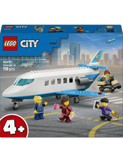 Lego City Пасажирський літак 118 деталей (60492) Конструктори